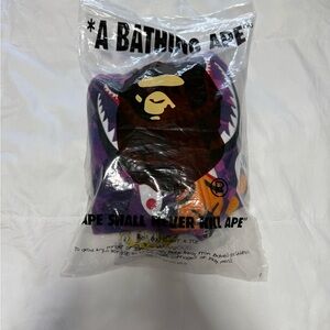 BAPE Men’s Purple Double Hood Zip Up Hoodie
